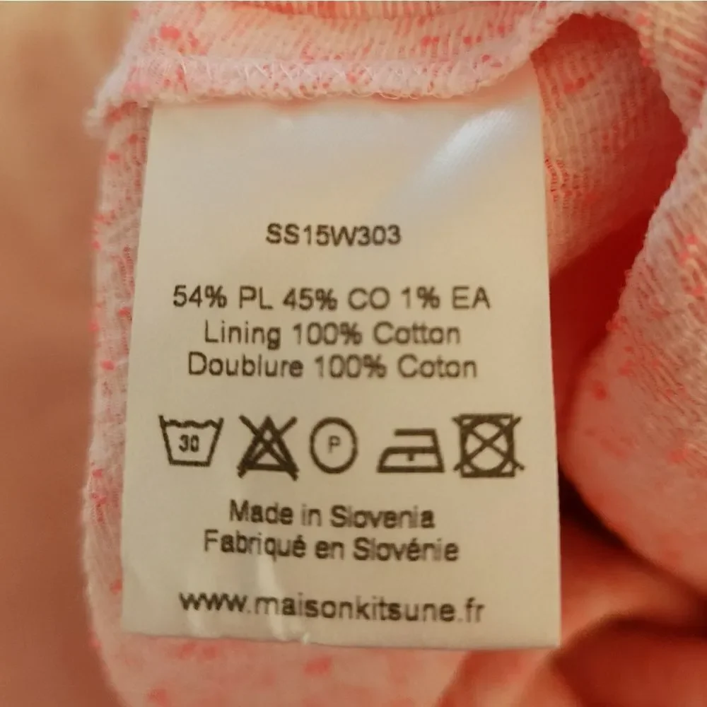 Maison Kitsuné Pink Capris skinny Pant - Picture 7 of 7